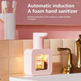 Liquid Soap Dispenser Foam Wall Mounted/Desktop Touchless Rechargeable Cartoon Decor Quick Foaming Automatic Sensor Hand Wash For Home
