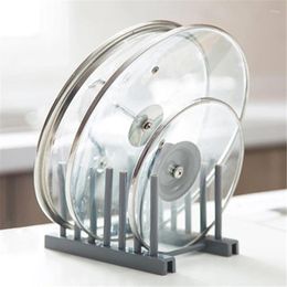 Kitchen Storage 1/2/3pcsKitchen Organiser Pot Lid Rack Stainless Steel Spoon Holder Shelf Cooking Dish Pan Cover Stand Accessories Novel