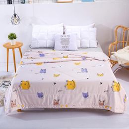 Bedding Sets Summer Thin Quilt Blanket Comforter Bedspread For Double Bed Air Condition Student Adult Cover Throws