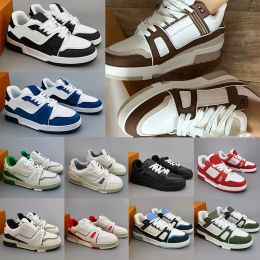 2024 Designer Virgil Trainer Sneaker Casual Scarpe Casual Cashkin Black Bianco Pink White Rosa Abloh Overlay blu rosso Piattadiniera Sneaker bassa Sneakers a piedi all'aperto EUR 36-45