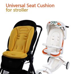 Baby Stroller Cushion Universal Soft Comfortable Seat Mat Breathable Pad Thickened Cotton Pram Mattresses Stroller Accessories 240512