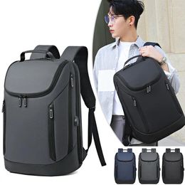 School Bags Summer Waterproof Laptop Backpack: Large Capacity USB Charging Port For Men Boys - Ideal Travel