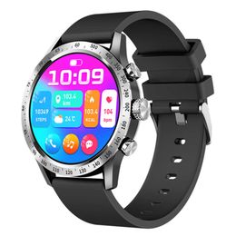 2024 Smart Watches Neue HT20 Smartwatch-Frauen-AMOLED mit hoher Definitionsbildschirm Bluetooth Call Heart Frequenz und Blutdrucküberwachung Übungsmesser Schritte