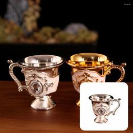 Cups Saucers Reusable Convenient Elegant Flower Pattern Liquor Cup Portable Teacup Beautiful For Home