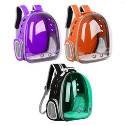 Cat Carriers Backpack Carrier Bag Travel Cage Bubble Knapsack Carrying Ventilate For Small Dogs Outdoor Use Camping