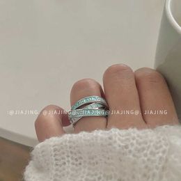 Designer Westwoods three-layer enamel letter ring exudes a sense of luxury and while unique punk cool style Nail