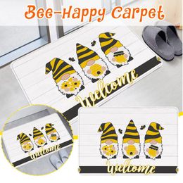 Carpets Men Blanket Washable Throw Doormats Carpet Bee Welcome Home Decor Room Build A Soft Fleece