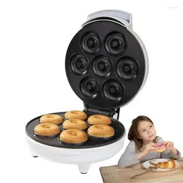 Baking Moulds Mini Donut Maker Machine Electric 110v-220v Nonstick Coating Makes 7 Donuts In Minutes Desserts Home And