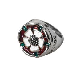 Brand Creative enamel high-end floral ring Westwoods Tudor rose trendy lacquer petal Nail DEW5
