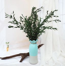 Decorative Flowers 110g Eucalyptus Leaf Plants Dried Flower Wedding Materials Country Deco Artificial Home Decoration And Table