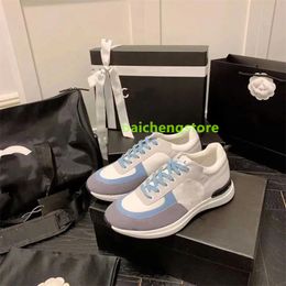 2024 channel shoes Designer Luxury Womens Casual Outdoor running Shoes Reflective Sneakers Vintage Suede Leather and Men Trainers Fashion derma d5