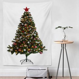 Tapestries 6 Sizes Beautiful Christmas Tree Tapestry Bedroom Home Decor Year Party Wall Boho Living Room