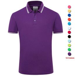 Summer Polo Shirts Men Cotton Short Sleeve Polos T Shirt Luxury Solid Colour Breathable Anti-Pilling Brand Plus Size 4XL 240511