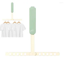 Hangers Folding Drying Rack For Clothes 10 Holes Hang Organizer Coat Hooks Travel Accessories Laundry Balcony