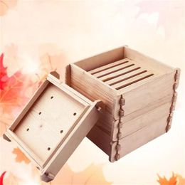 Double Boilers Xiaolongbao Cake Solid Wooden Cage Hong Kong Style Steamer Square Steam Cantonese Dim Sum