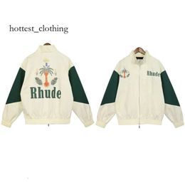 Rhude Jackets Mens Jacket Designer Sports Suit Jumper Rhude Jackets Fashion Man Brand Clothes US Size S-xl Rhude 1239 1001