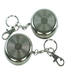 round key chain metal ashtray diameter 2 tobacco hand roller tobacco grinder smoking accessories cigarettes tools 2 styles trays6144289