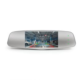 4.3 인치 하이라이트 특수 백미러 디스플레이 자동차 로고 통치자 조절 가능한 화면 밝기 자동 조정