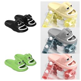 2024 new Luxury Designer Ugly Cute Funny Frog Slippers men women sandals Wearing Summer grey black green white Thick Sole and High EVA Anti Beach Shoes