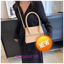 10a Delicate Luxury Jaq Designer Handbag Womens 2024 New Fashion Simple Large Capacity One Shoulder Handbag Small and Popular Ins Crossbody Bag