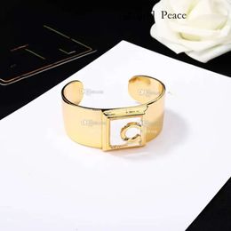 Celi Jewelry Designer Jewelary Woman Men Chanells Bangle Luxury Fashion Brand Letter C Bracelets Women Open Bracelet Jewelry Cuff Gift 133