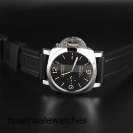 Diving Wrist Watch Panerai Luminor PAM01312 Automatic Mechanical Precision Steel Luxury Mens Chronograph Watch