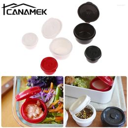 Storage Bottles 2/3pcs Sauce Lunch Box Mini Seasoning Salad Dressing Containers Outdoor Portable Jar Kitchen Tool