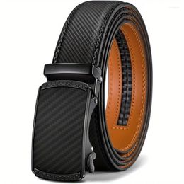 Belts Men's Leather Belt High-end Youth Automatic Buckle Korean Version Business Genuine Cowhide Versatile Pants Light Luxury