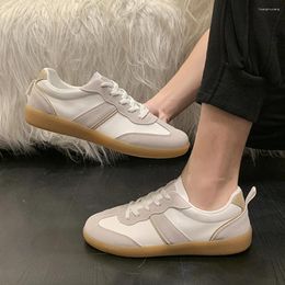 Casual Shoes Leather Sneakers Designer Sports Couples Men Women For High Quality Durable Sole Flats