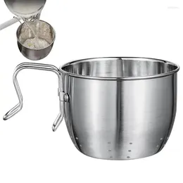 Hooks Kitchen Sink Strainer Stainless Steel Draining Baskets With Handle Food Waste Leftovers Catcher Garbage Philtre