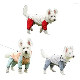 Dog Apparel Dogs Rain Coat Jumpsuits For Cloaks Waterproof Outdoor Jackets 6XDE