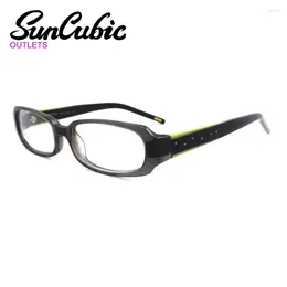 Sunglasses Frames V8002U-C1 Eyeglasses Eyewear Grey Green Gradient Ellipse Acetate Reading Men Women Vintage Small Classic Markdown Sale