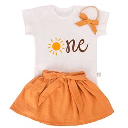 Clothing Sets Baby Girl Sunshine Birthday Tutu Set Girls First Birthday Party Clothing Baby Shower Party Tutu SetL2405