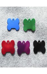 100pcslot Aluminium Small Size 3020mm Blank Bone Pet Dog ID Tags for SMALL dogs cats9535784