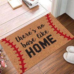 Carpets Sports Baseball Rugby Fun Letter Theme Carpet Non Slip Entry Door Entrance Mat Absorbent Bathroom Kitchen 5 X 8 Area Rug In