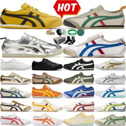 With Box Onitsukas Tiger Mexico 66 Sneakers Mens Womens Casual Shoes Running Tokuten Kill Bill Birch Black White Pink Chrome Silver Sports Outdoor Trainers Loafer