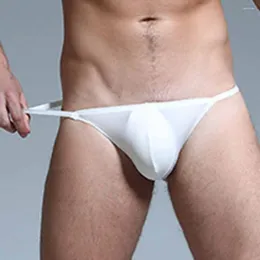 Underpants Men's Sexy G-string Jockstrap Underwear Drawing Bikini String Thong Comfortable And Quick-drying Solid Color