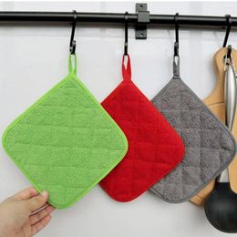 Table Mats Heat Resistant Towel Pot Holders Cotton Non-slip Mat Potholder Holder Kitchen Baking Pads Placemat Accessories