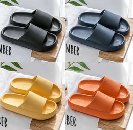2024 Slippers for men women Solid Colour hots low soft black white Light Sea Green Multi walking mens womens shoes trainers GAI-895
