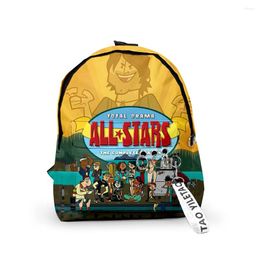 Backpack Total Drama Cartoon Schoolbag Travel Bag 2024 Casual Style Harajuku Daypacks Rucksack Unisex Bags