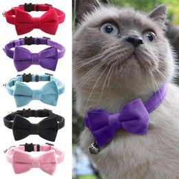 Dog Apparel Bow Tie Portable Pet Cat Bowtie Reuseable Creative Necktie Decorative Neck Protecot Collars Groming Supplies