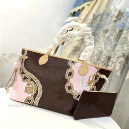 Leather tote bag 2 sets of women's designer bags Shopping bag tote bag and purse shoulder bag Multi funcito handbags Ctoto