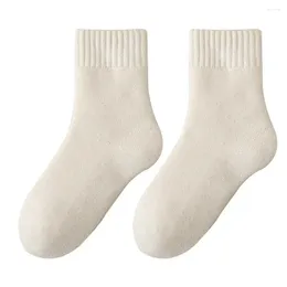 Women Socks Women's Winter Plush Mid-tube Sports With High Elasticity Anti-slip Features