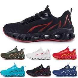 GAI running shoes for men Triple Black White Red Blue Dark Greens Yellow mens breathable outdoor sport sneaker trainers