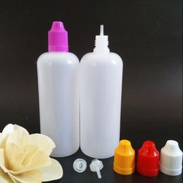 Empty Eliquid Dropper Bottles 120ml Plastic With ChildProof Caps E Juice Container 450Pcs/Lot Oubme Ffflo