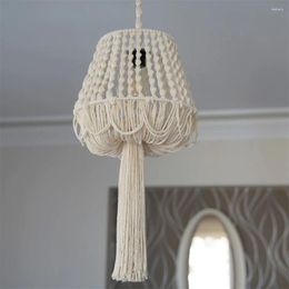 Tapestries Nordic Style Ins Chandelier Decoration Bohemian Handmade Woven Hanging Homestay Home Soft Lampshade