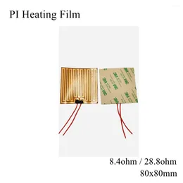 Carpets 80x80mm 5V 12V 24V 110V 220V PI Heating Film Polyimide Adhesive Electric Heater Plate Panel Pad Mat Fuel Foil Oil Engine Tank