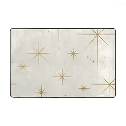 Carpets Stars Sparkle Pattern Doormat Carpet Mat Rug Polyester Anti-slip Floor Decor Bath Bathroom Kitchen Bedroom 60x90