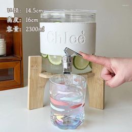 Water Bottles Beverage Bucket Large Capacity Heat-resistant Household Cup With Faucet Party Cold Bottle Drinking Home Decoration