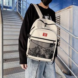 Backpack Men Trend Student School Bag For Teen Girls Unisex Casual Women Travel Rucksack Fashion Bagpacks Schoolbag Mochila